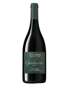 Rotwein GUIDUCCIO IGT Toscana Bio 2020 von Casa di Terra in einer Flasche mit Weinetikett und dunkler Glasflasche.