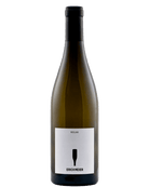 Weingut Erich Meier Riesling 2022 Weißwein in 0,75 l Flasche, helle goldene Farbe und elegante Flasche.